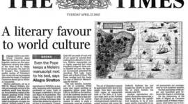 Timeline: Газета "Таймс"