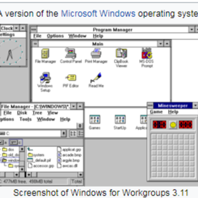 Timeline: WINDOWS  3.1 - 3.11