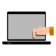 5542c13570f820648bae04a35f493f48 mano en la computadora port til by vexels