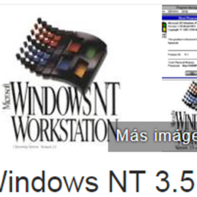 Timeline: windows NT 3.5