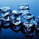 Blue theme cold ice cubes 2k wallpaper middle size