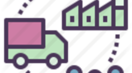 Timeline: Concepto de cadena de suministro