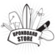 Logo uponboardstore branco 180px