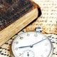 Depositphotos 21230187 stock photo antique book and clock