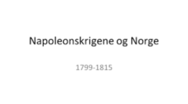 Timeline: Norden under napoleonskrigene