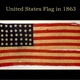 American flag 1860