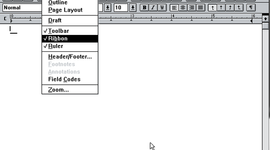 Timeline: versiones de microsoft word