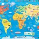 World map cute