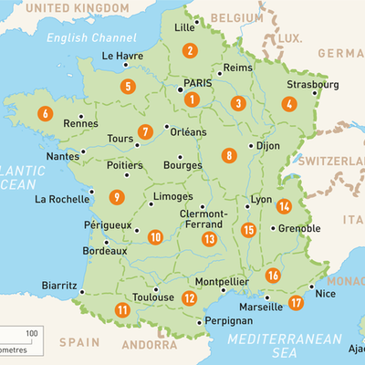 Timeline: Notre voyage en France