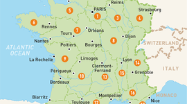 Timeline: Notre voyage en France