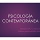 Psicología contemporánea