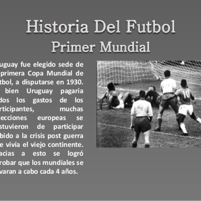 Timeline: la historia del futbol