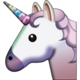Unicorn emoji large
