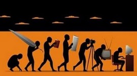 Timeline: EVOLUCIÓN DE LOS MEDIOS DE COMUNICACIÓN: Para que haya comunicación se necesita: Intención o propósito, Instituciones y organizaciones, tecnologías, lenguaje, Códigos, Símbolos, signos y significados.
