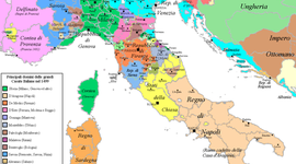 Timeline: Dal 1400 alla fine del 1600