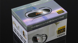 Timeline: 置時計型小型ビデオカメラFull HD 1080P多機能リモートカメラ　