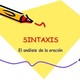 Sintaxis