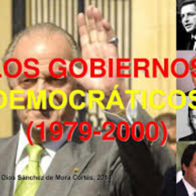 Timeline: TEMA 16; Los gobiernos democráticos