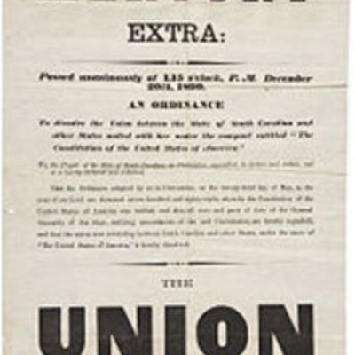 Timeline: South Carolina secedes from Union
