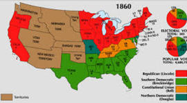 Timeline:           presidential election of 1860