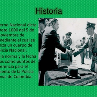 Timeline: HISTORIA POLICIA NACIONAL DE COLOMBIA