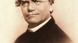 Timeline: Nacimiento de la Genétoca como ciencia: Gregor Mendel descubre las leyes de la herencia.