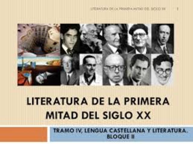 Narrativa de la primera mitad del siglo XX timeline