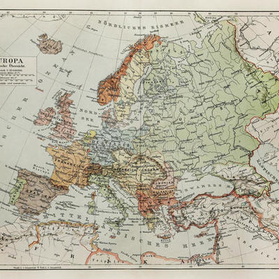 Timeline: Europa mellom 1880 og 1939