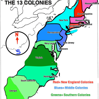 Timeline: The 13 Colonies