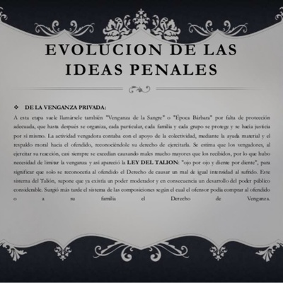 Timeline: Evolucion de las ideas penales - Jose Renato Jimenez Gonzalez
