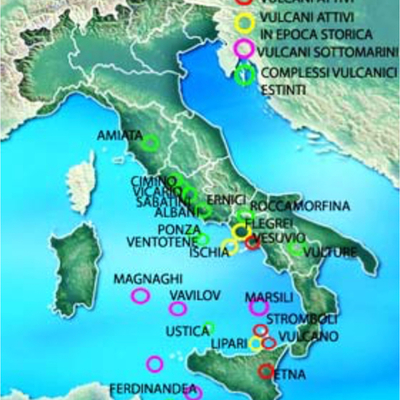 Timeline: I maggiori vulcani italiani