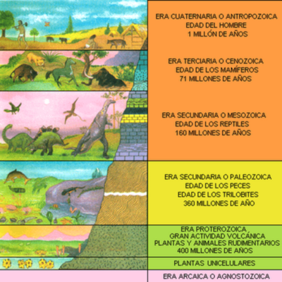 Timeline: Eras Geológicas.