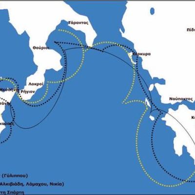 Timeline: Β΄φάση Πελοποννησιακού πολέμου