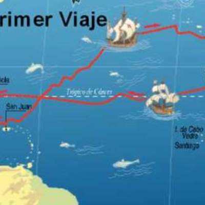 Timeline: El primer viaje de Cristóbal Colón