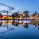 Liverpool waterfront night