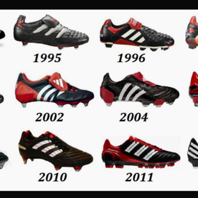 Timeline: LA EVOLUCIÓN DE LAS ZAPATILLAS DE FÚTBOL.