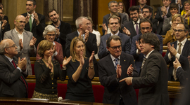 Timeline: Carles Puigdemont Investit President de la Generalitat)