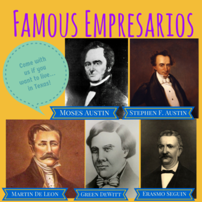 Timeline: Texas Empressario:  Settlement of Texas