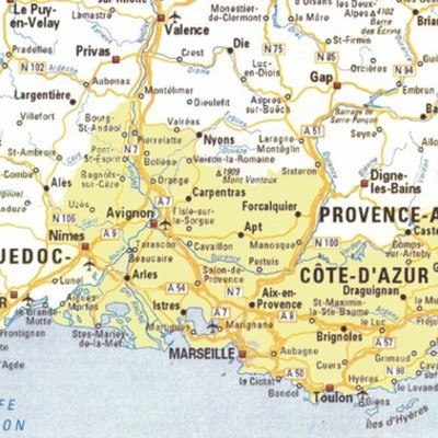 Timeline: Visite au sud de la France