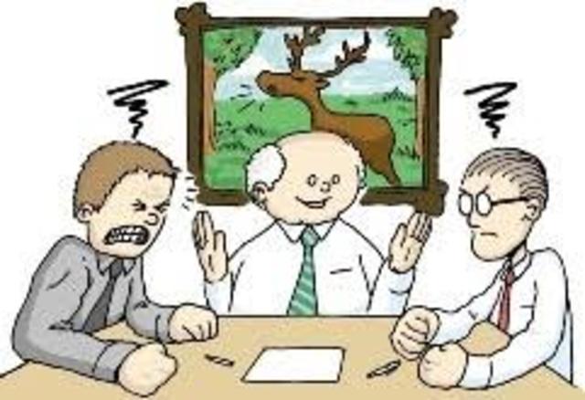 El conflicto y sus elementos timeline Timetoast timelines