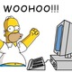 Homer computer woohoo