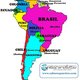 Mapa político de américa del sur (países y capitales)