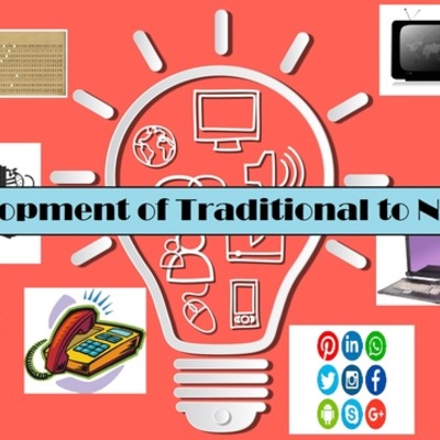 Timeline: THE DEVELOPMENT OF TRADITIONAL TO NEW MEDIA