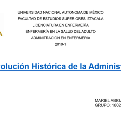 Timeline: Evolución Histórica de la Administración