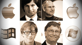 Timeline: EL TIEMPO DE APPLE Y WINDOWS JOBS VS GATES