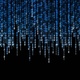 Blue binary code 1280 1024