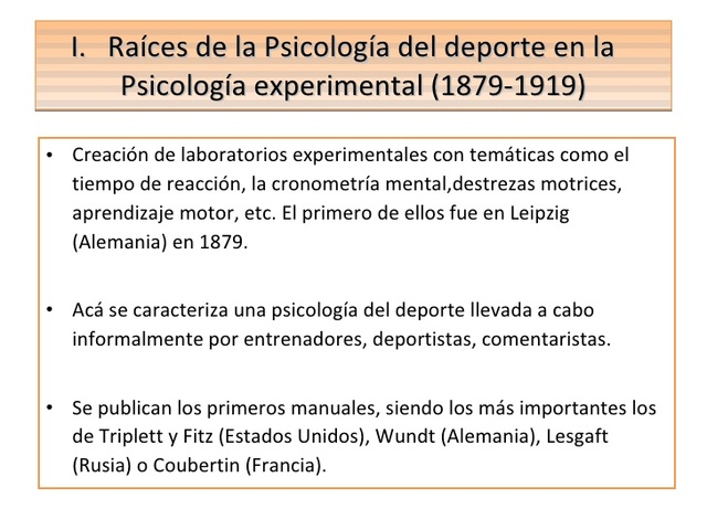EVOLUCIÓN DE LA PSICOLOGÍA DEPORTIVA timeline Timetoast