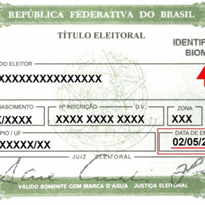 Timeline: Politica: evolução do título de eleitor