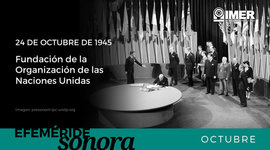 Timeline: 1945 NACEN LAS NACIONES UNIDAD