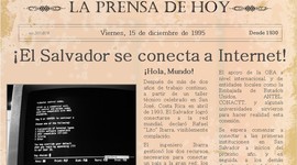 Timeline: HISTORIA DEL INTERNET EN EL SALVADOR